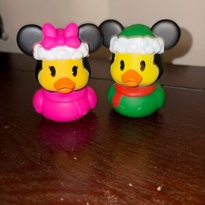 Disney Minnie and Mickey Rubber Ducks - Pink and Green #jeepducks!